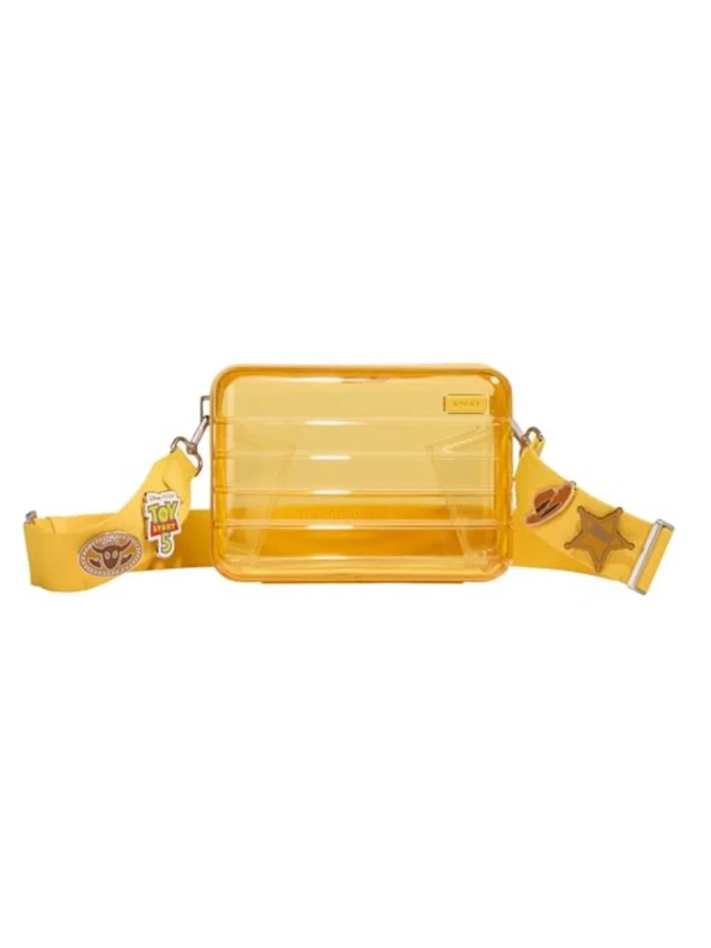 Away Stadium Approved Clear Crossbody Bag with Enamel Pins